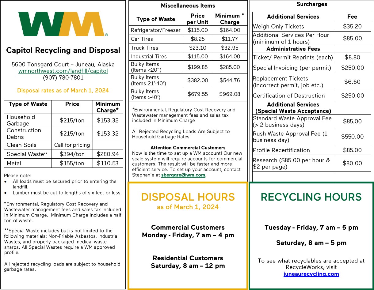 Click here to download - Capitol Recycling and Disposal Rates